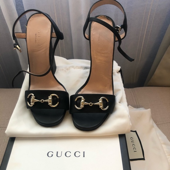gucci chunky heels